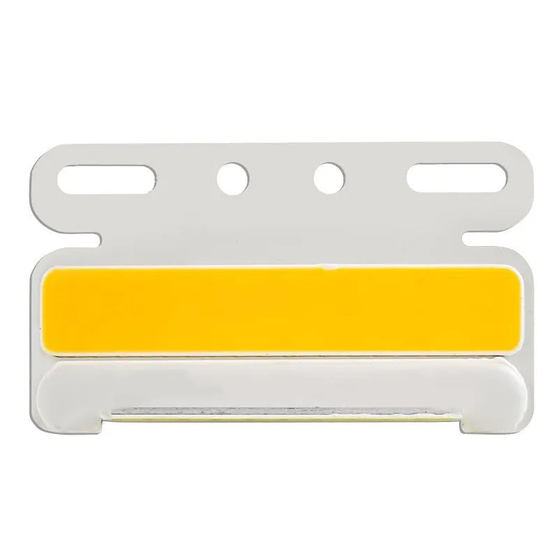 IP68 waterproof COB LED truck side light with aluminium alloy housing, shown in multiple colours.