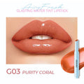 Waterproof moisturising lipstick in six colour shades with 1.8g content