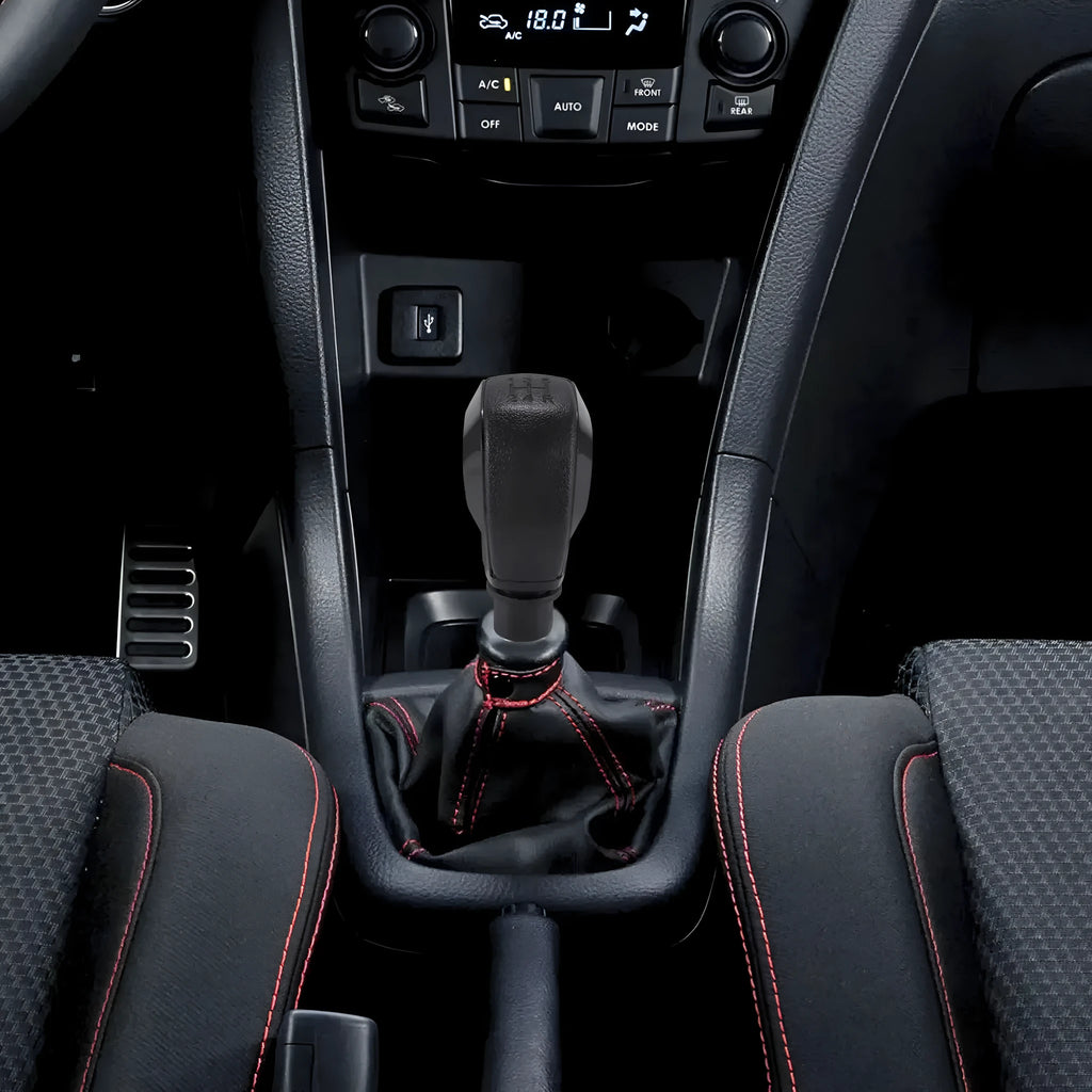 Leather car gear shift head replacement for Peugeot and Citroen vehicles in multiple colour options