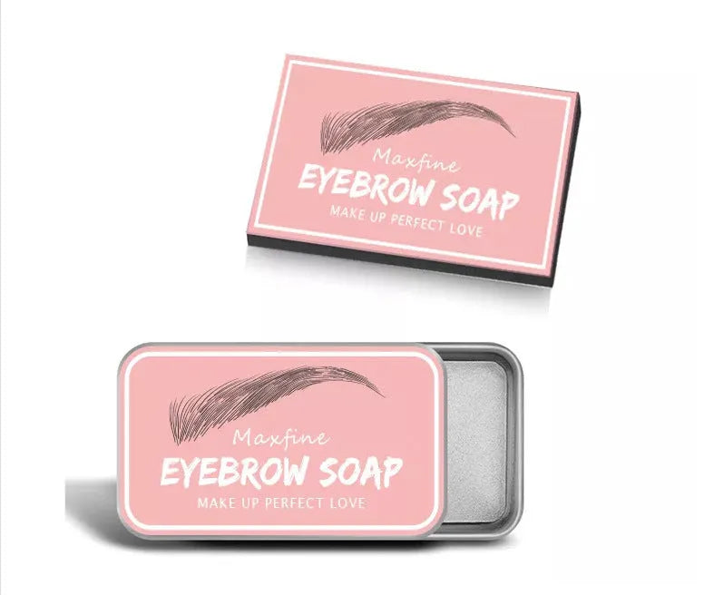10g eyebrow cream pot and an eyebrow brush for brow shaping and colour application