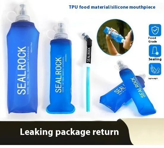 Mountain biking portable straw with a 20cm flexible tube and an adjustable 180-degree angle joint