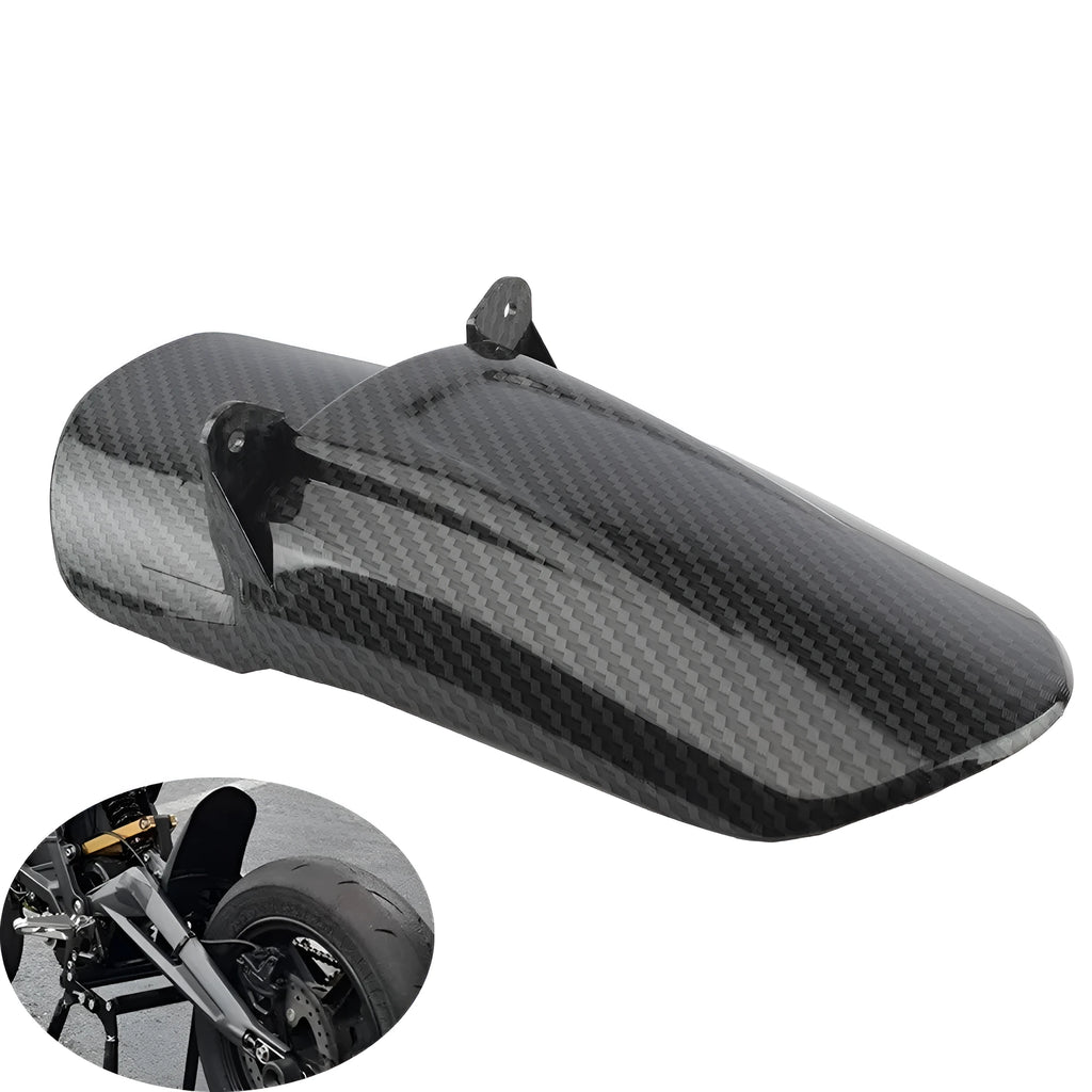 Carbon fibre rear shock absorber fender for Light Bee scrambling motorcycle